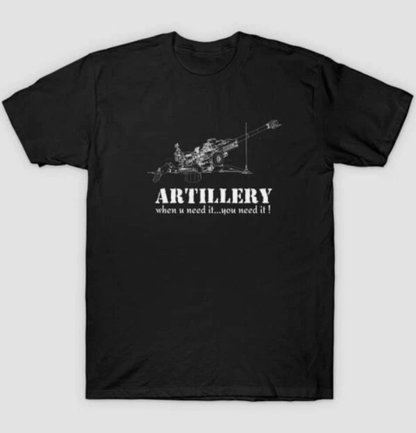 The Howitzer - Artillery T-Shirt S-5XL Fast Shipping