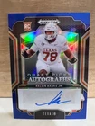 2025 Panini Prizm Draft Picks Football Blue Kelvin Banks Jr. #DPA-KBJ