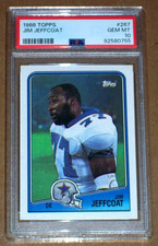 1988 Jim Jeffcoat #267 Topps PSA 10 Dallas Cowboys
