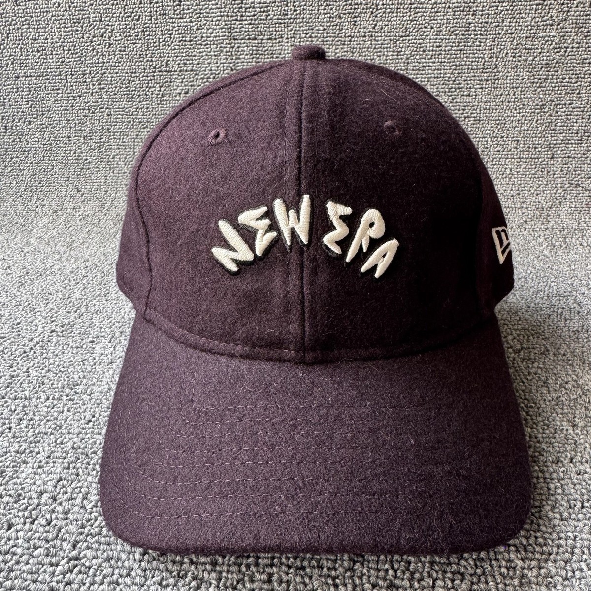 New Era 9TWENTY Wool Blend Adjustable Strapback Cap Brown