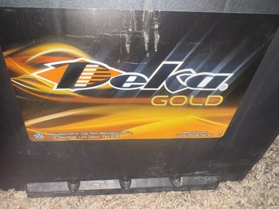 Deka 124R Battery 700cca 9/25 Sticker