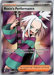 Roxie's Performance 112/086 Chaos Rising Full Art Ultra Rare Trainer