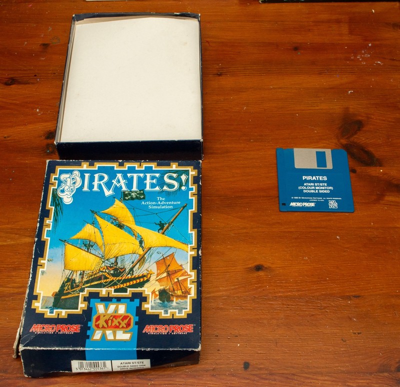 Sid Meier's Pirates! - Atari ST game - boxed - tested & working