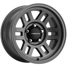 Vision 355 Manx 2 Overland 16x8 5x5.5 0mm Gunmetal Wheel Rim 16 Inch