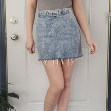 80s Denim Mini Skirt