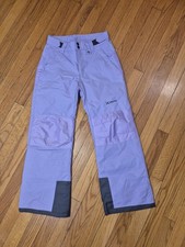 Arctix Youth Kids Snow Pants Size M 10/12 Purple Reinforced Sledding Ski