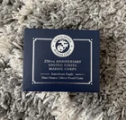 250th Anniversary Marine Corps American Eagle One Ounce Silver Proof Coin