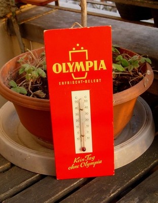 Altes Werbeschild Olympia erfrischt-belebt Limo Forida-Boy Sinalco etc Kult rar!
