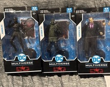 The Riddler  Catwoman  The Penguin -Action Figures McFarlane DC The Batman Movie