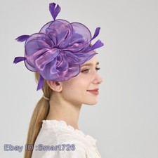 Fascinator Hats for Women Vintage Kentucky Derby Weddings Church Headpieces New