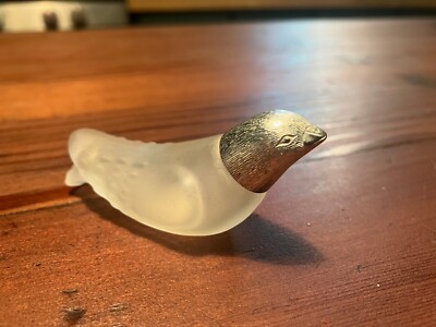 Vintage Avon Love Bird perfume bottle with Unforgettable Empty