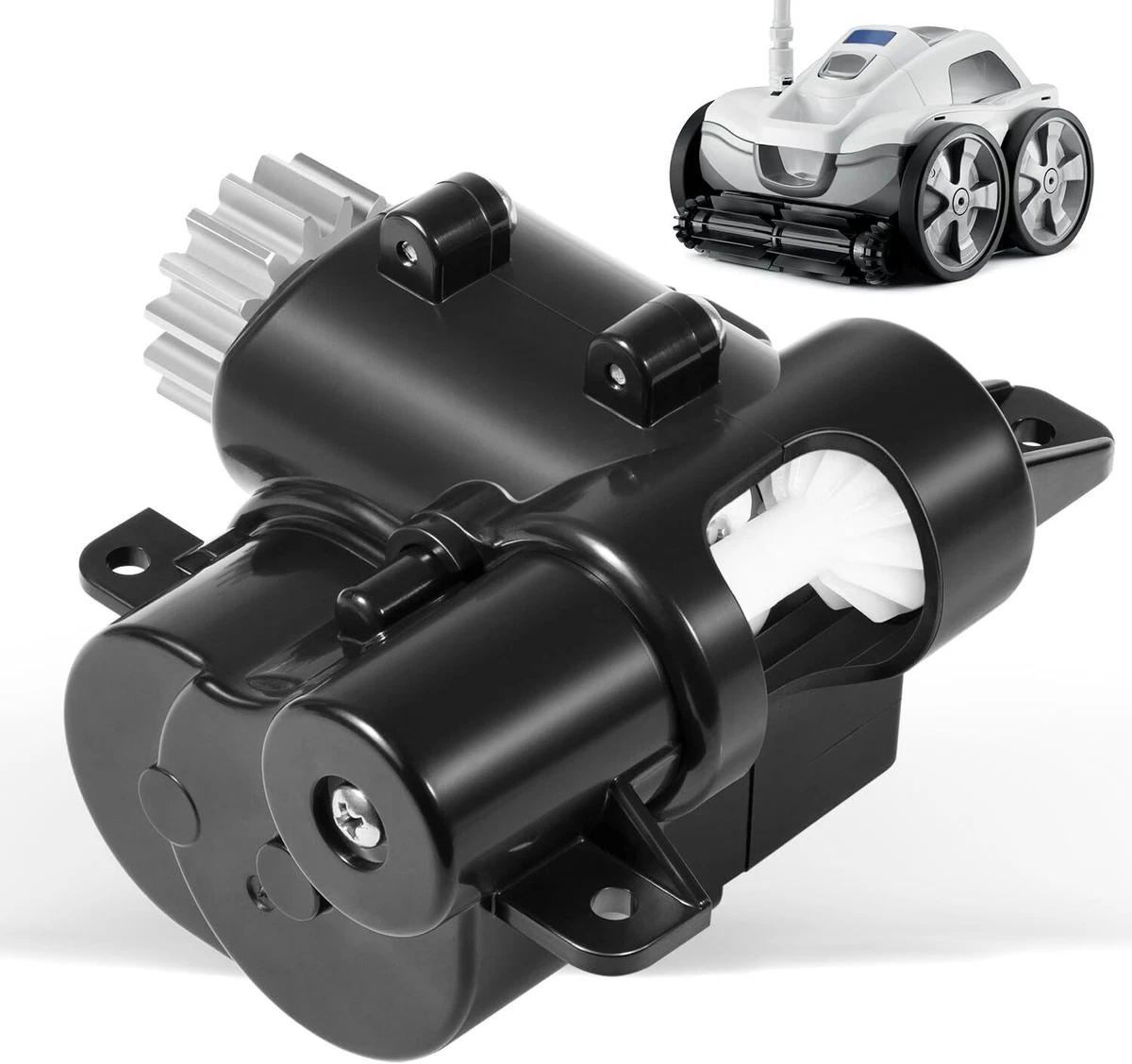 Gomito Girevole Polaris D21 Nero Per Tubo Pulitore Piscina | OEM In Busta Sigillata