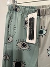 Winnie Elsa Green Cartoon Eye Print Sweatpants M NWT Blush Mark 2 Tone — photo 4