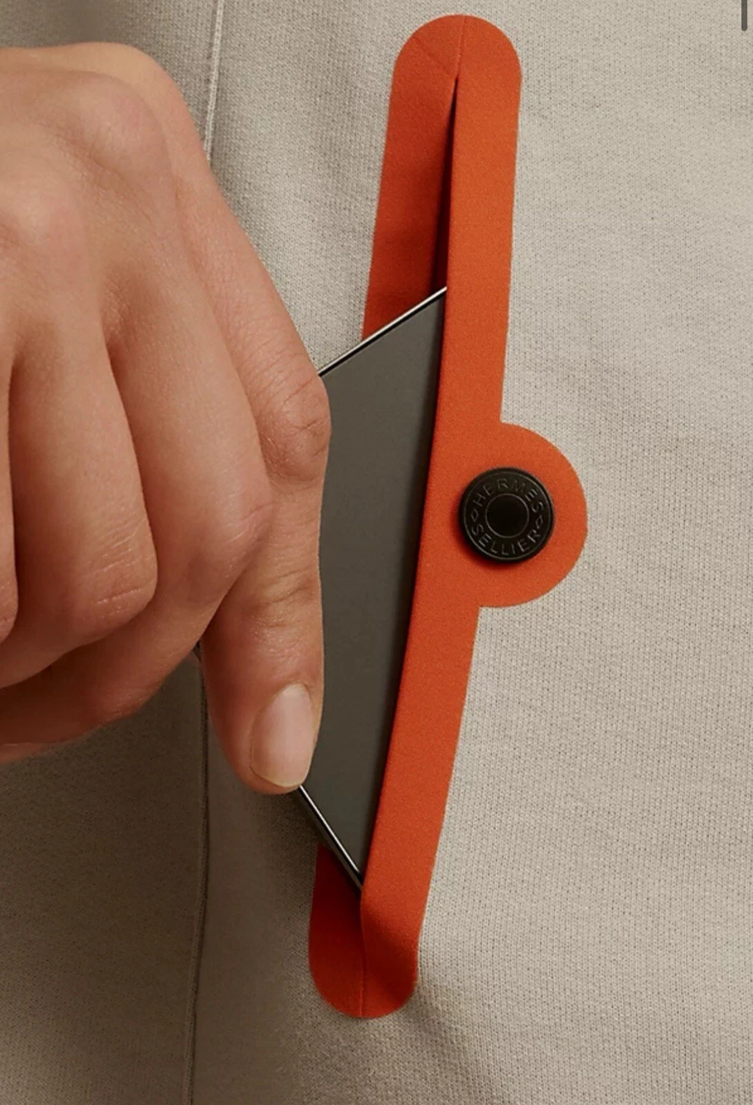 Felpa taglia L NUOVA con etichetta HERMÈS Gris Carrière Hermès Fit (1025€+ tasse)