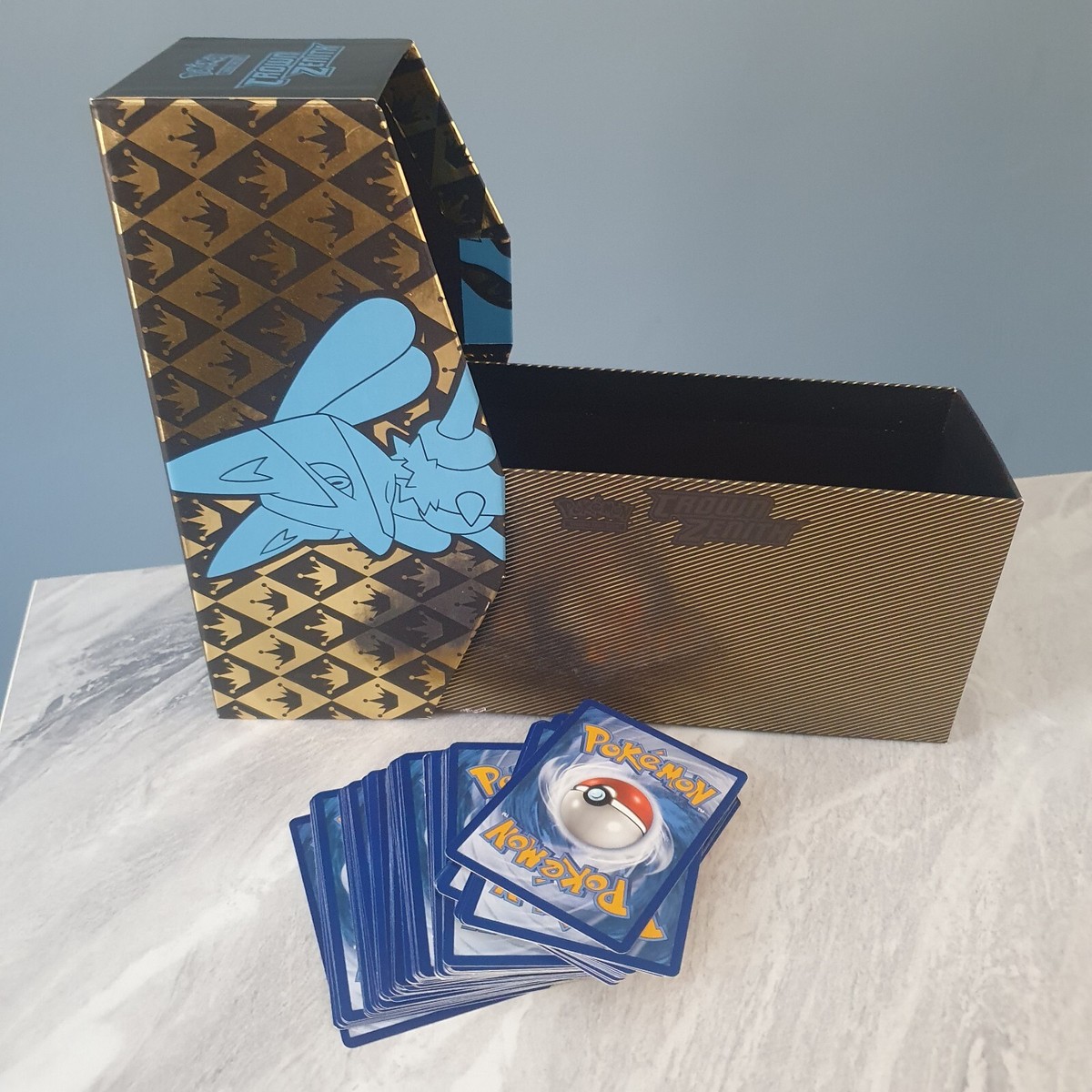 Pokémon TCG Crown Zenith Premium ETB with 50 Card Bundle Free UK