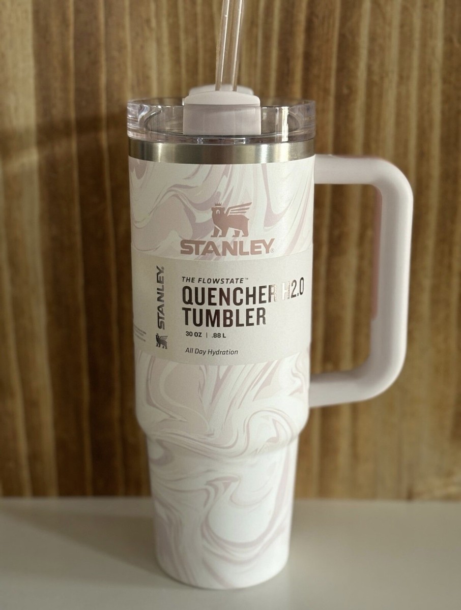 Stanley 40 fl. oz. Rose Quartz Swirl Quencher H2.0 FlowState