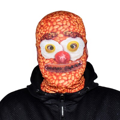 Full English Breakfast Baked Bean Gesicht 3D Effekt Stoff Gesichtsmaske FS023