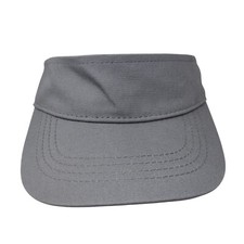 Unbranded Sun Visor Hat Gray OSFA Adjustable Lightweight Outdoor Blank
