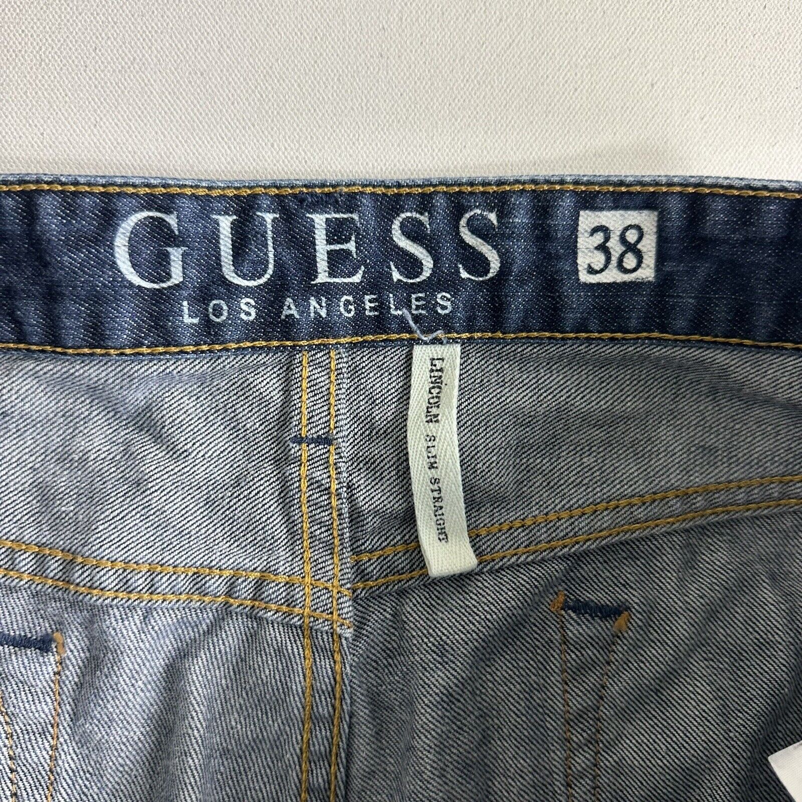 Guess Jeans Men's Lincoln Slim Straight Blue Dark… - image 8