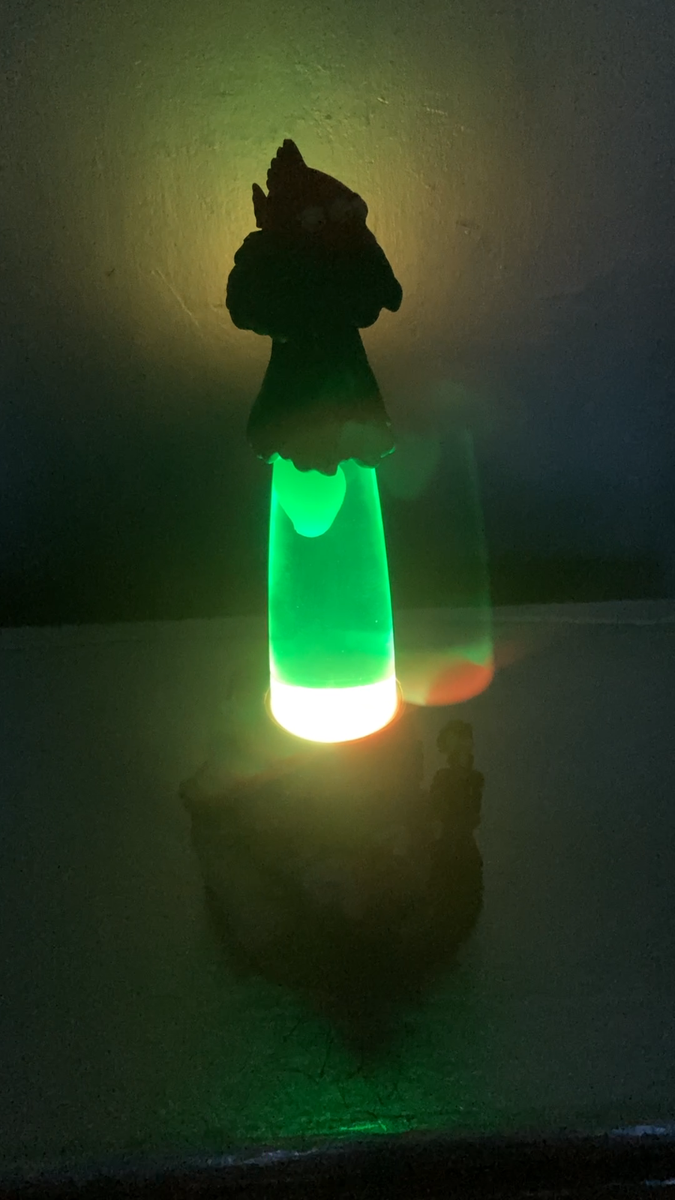 NECA The Simpsons MOTION LAVA LAMP Glow in The Dark Scene 2003 UGC