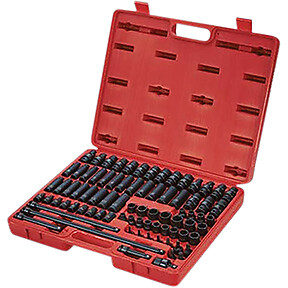 80 Pc. 3/8'' Drive 6 Pt.  Master Impact Socket Set