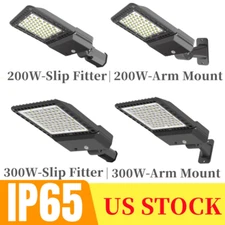 Shoebox LED Parking Lot Lights, 200Watt 300W (400-1000 Watt HID HPS Replacement)