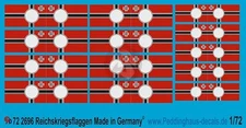 Peddinghaus 1/72 Reichskriegsflagge German Imperial War Flag WWII (2 sizes) 2696