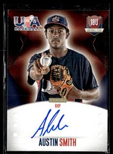 2014 Panini USA Baseball Austin Smith #44 18U National Team Signatures AU,SN