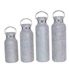 Botella térmica Keep Hot And Cold Diamond Joyería Moda Acero inoxidable Agua B
