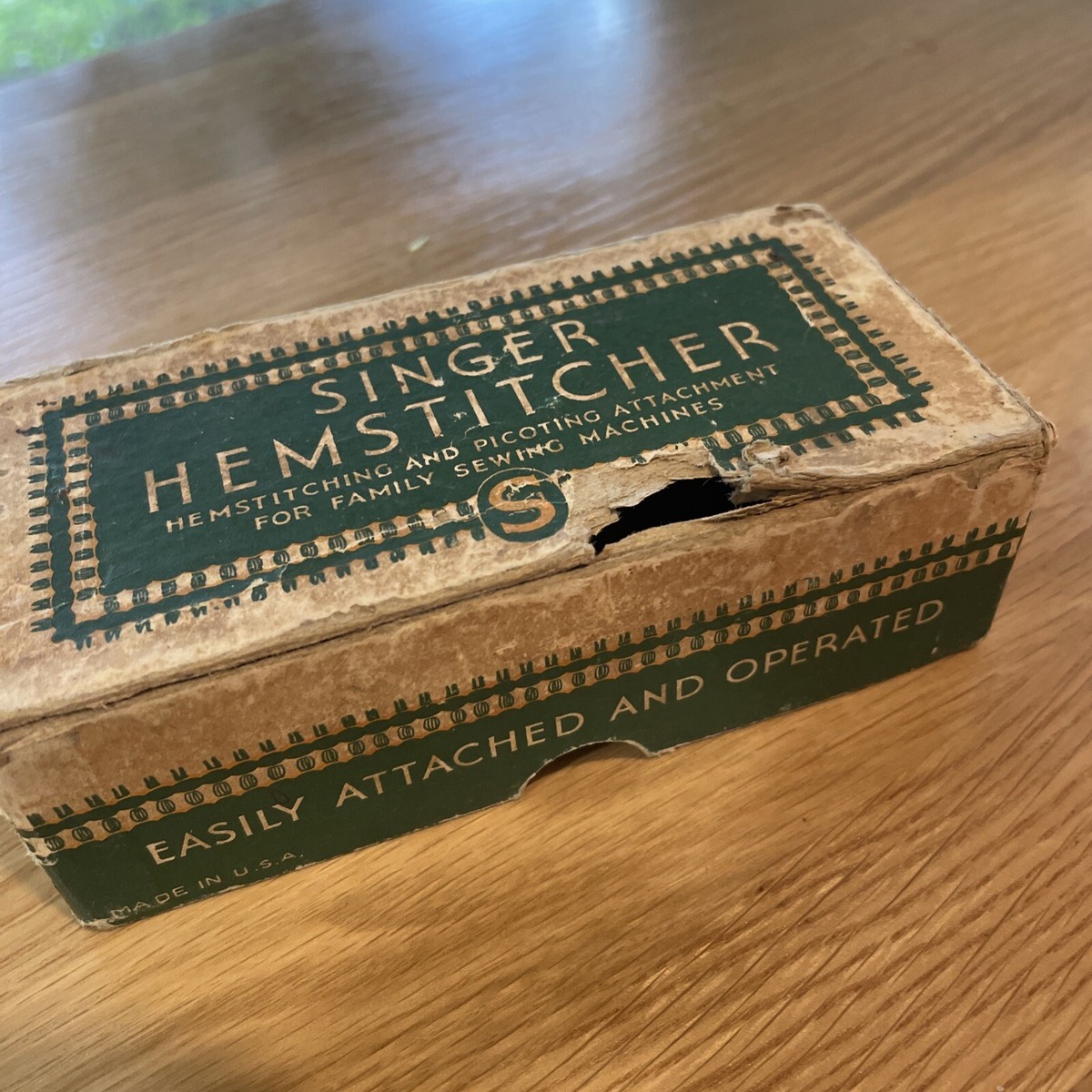 Vintage Singer Hemstitcher & Picoting Attachment 121387 w