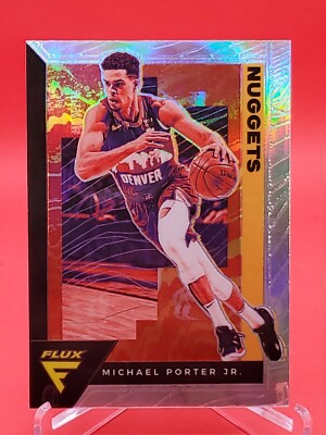 Michael Porter Jr. 2020-21 Panini Flux RC #45 Silver Prizm Denver 