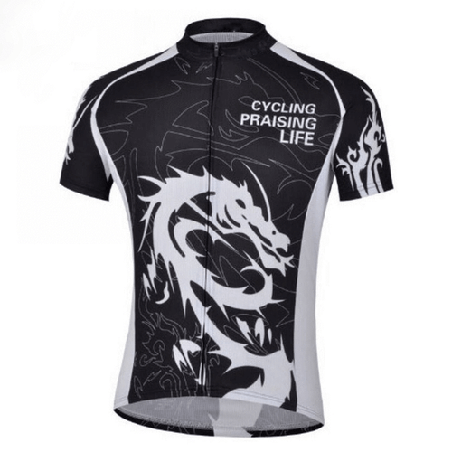 Men's Road Bike Clothes Short Sleeve Cycling Jersey and Padded (Bib) Shorts Set - Picture 3 of 9
