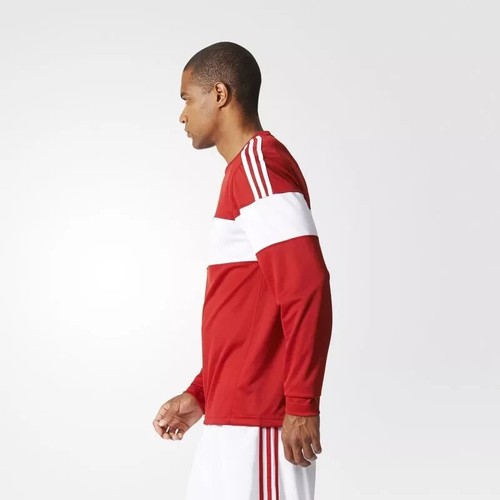 Adidas Commander Shooter Sweatshirt - Mens Red Size 2XL Tall - Long Sleeve Top - Picture 3 of 9