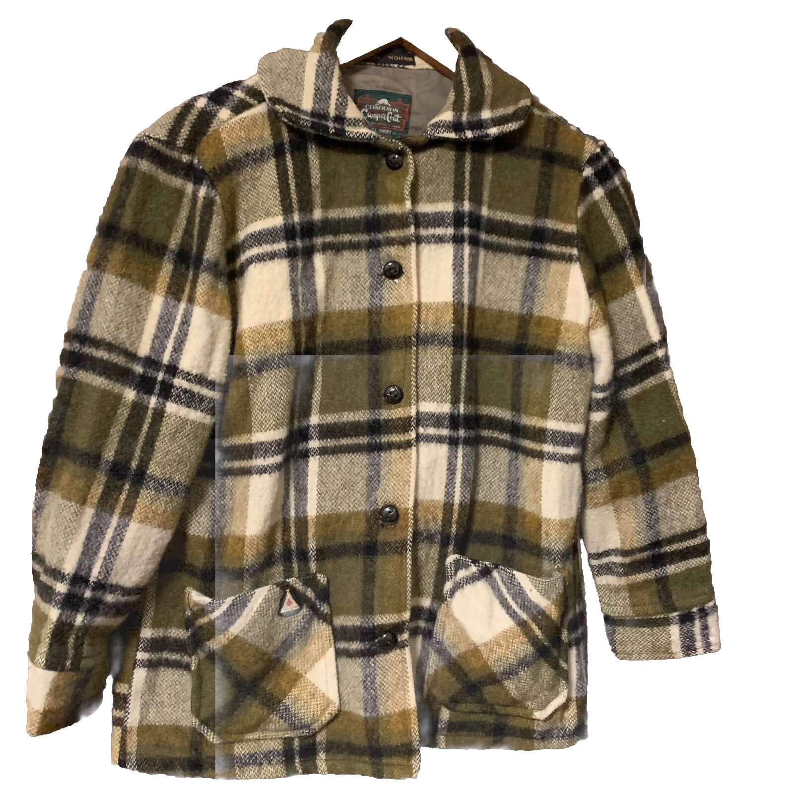 Mezcla de lana Outdoor Vintage abrigos, chaquetas y chalecos para Mujeres