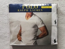 2 Polo Ralph Lauren Men's Classic Cotton White /Black /Blue/Crew Shirts New.