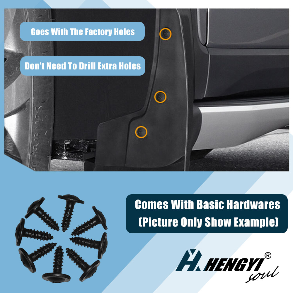 Mud Flaps For 2021-2024 Dodge Ram 1500 (No OEM Fender) – Splash Guards, No Drilling Required - View #11