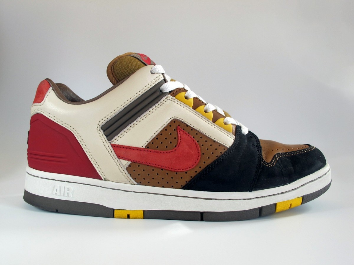 VTG 2005 Nike Air Force II 2 Low Sneaker Rocky Tan Men's sz 10