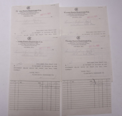 1931 Lamson Goodnow Clark Smith Hardware Co Peoria IL Ephemera L698A