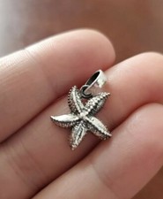 Beautiful Sterling Silver 925 Starfish Necklace Pendant