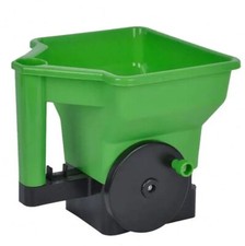 Lawn Seed Spreader 3L Handheld Rotary Grass Feed Fertiliser Garden Grit Salt