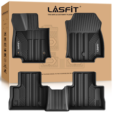 LASFIT Floor Mats for Toyota RAV4 LE Sport 2019-2025 (No Fit Hybrid) TPE Liner