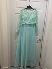 Mother/Grandmother of the Bride Groom Formal Dress Size 16 Mint Green New no tag