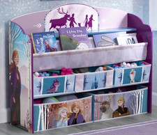 frozen multi bin toy organizer