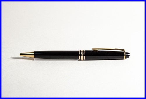 Montblanc Meisterstück 164 Rollerball Pen Black & Gold - New Refill - Picture 2 of 5