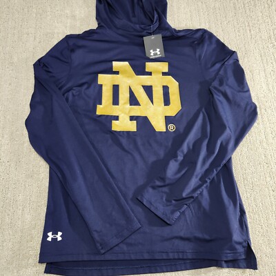 Notre Dame Fighting Irish Hoodie Women S Under Armour Performance Tech Sideline