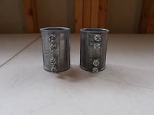 Lot of 2 Various Brands 1-1/2" Set Screw Couplings FREE SHIPPING
