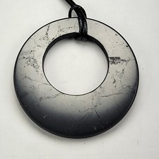 Shungite World Shungite Pendant Double Circle
