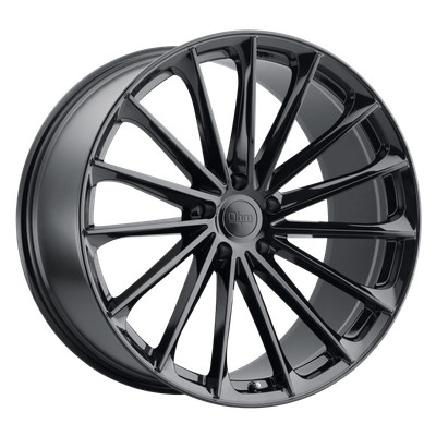 OHM Proton Gloss Black Rim W10in Offset40 Bolt Pattern 5X114.3