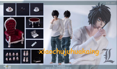 GAMETOYS 1/6 GT-007 L.Lawliet Action Figure DEATH NOTE Silicone