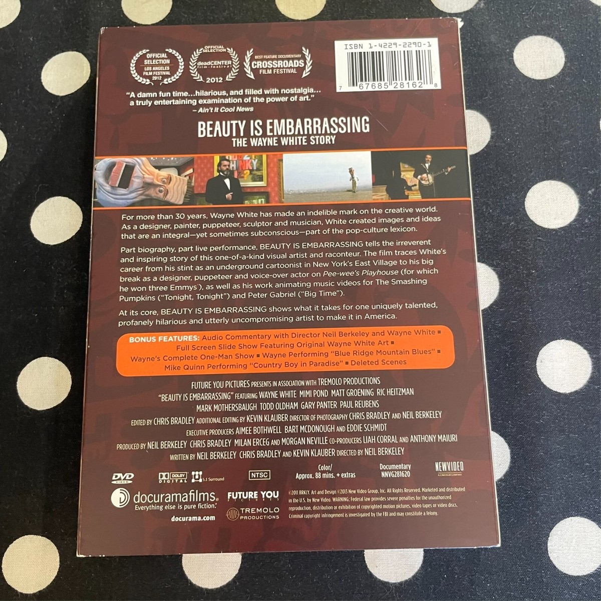 Beauty is Embarrassing The Wayne White Story DVD SIGNED Pee-Wee  